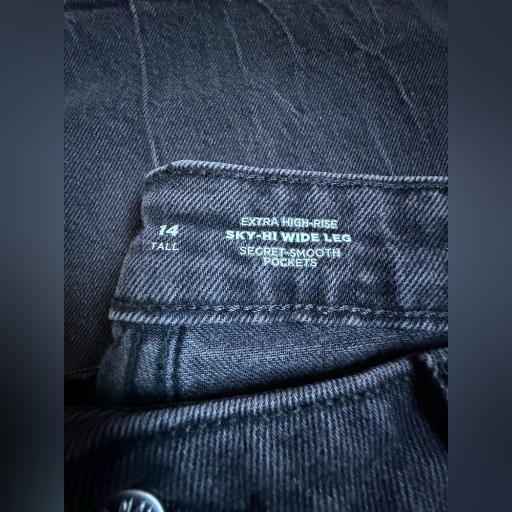 Old Navy Black Wide Leg Jeans